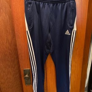 Adidas men’s blue track pants